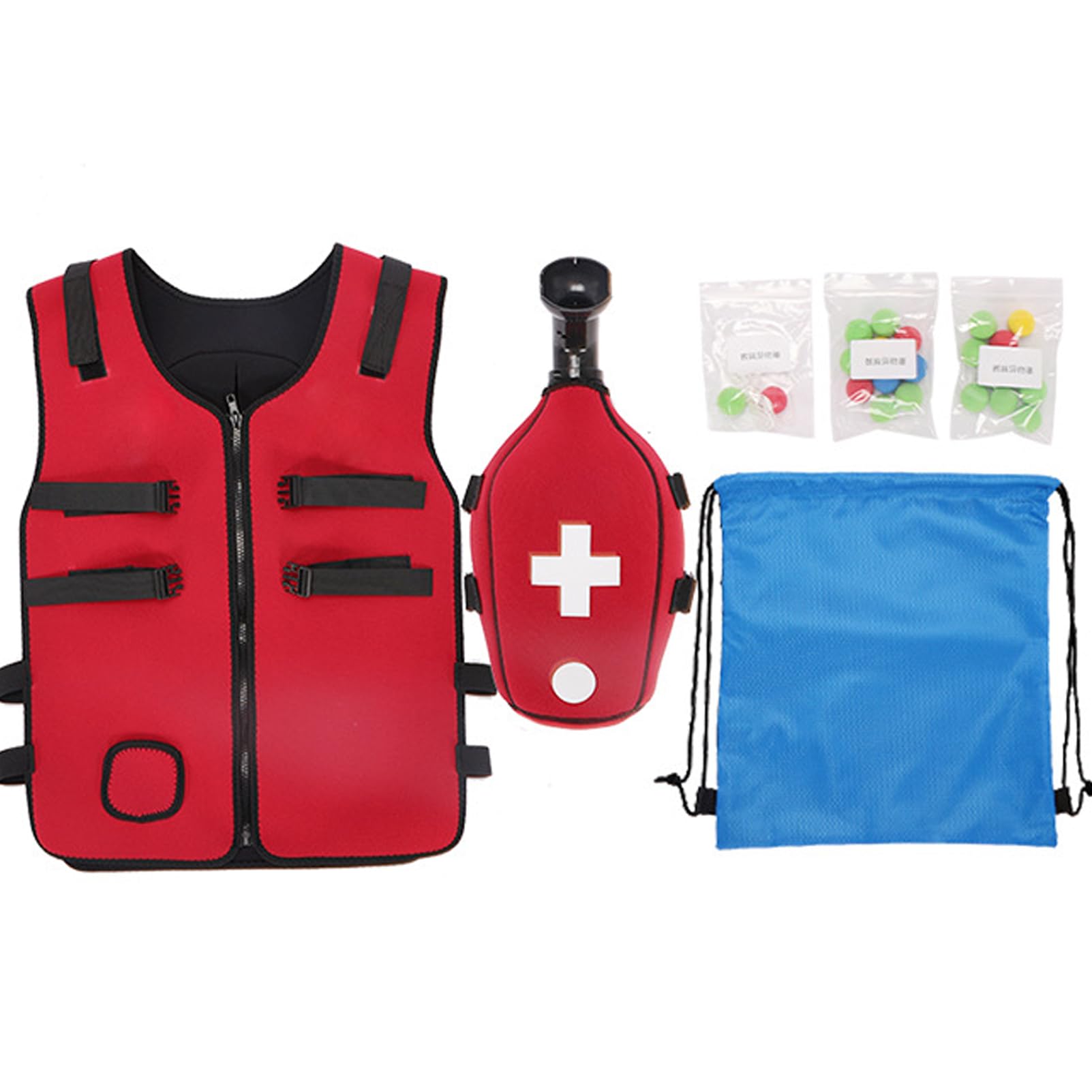 Chaleco De Entrenamiento Profesional Heimlich, Chaleco De Entrenamiento Antiasfixia Y ObstruccióN, Domina Las TéCnicas De Primeros Auxilios, Duradero Y Resistente Al Desgaste Adult