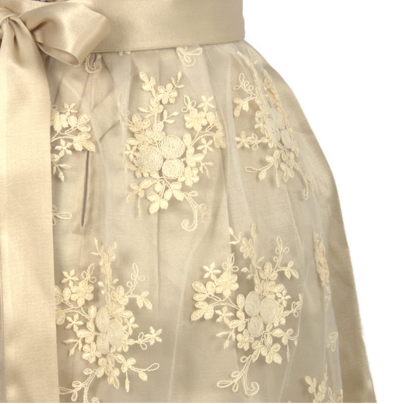 Alte Liebe Trachtenkleid 2tlg. Kinder Dirndl Mädchen Kleid mit Spitzenschürze Gr. 104,116,128,140,152,164