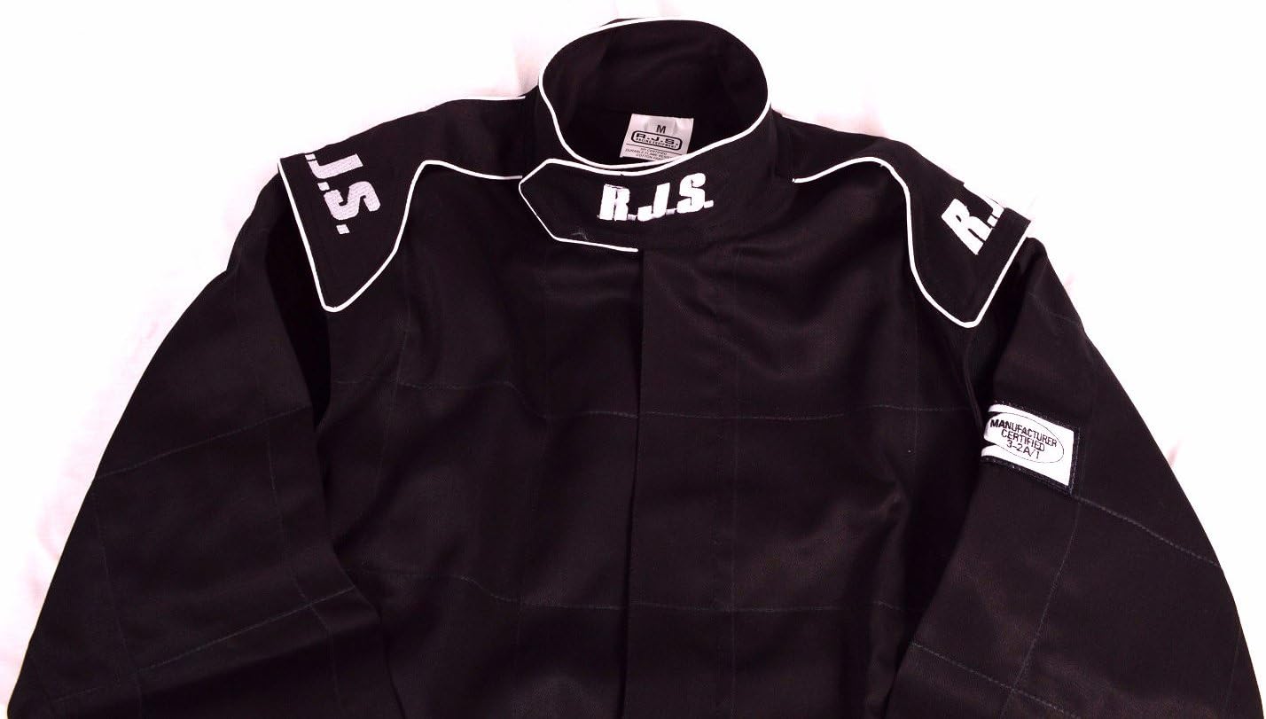 RJS Racing Equipment "Elite FIRE Suit Racing Jacket SFI 3.2A/1 Black Adult 2X