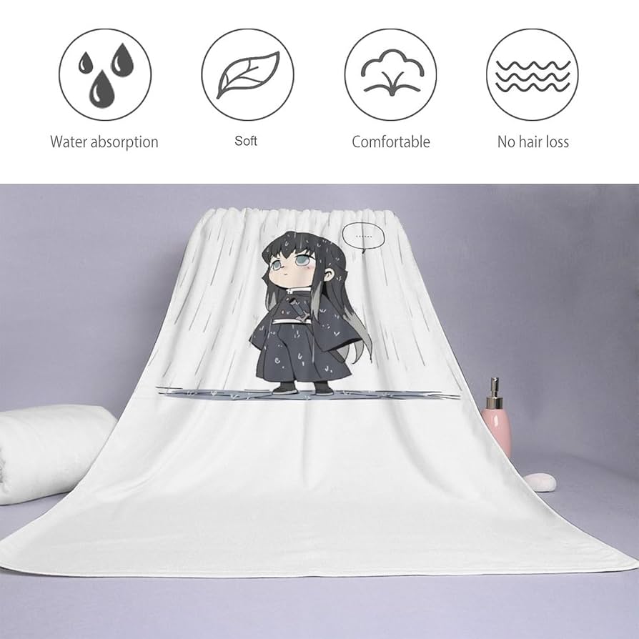 Amazon｜鬼滅の刃 霞柱 時透 無一郎 バスタオル 大判 フェイス