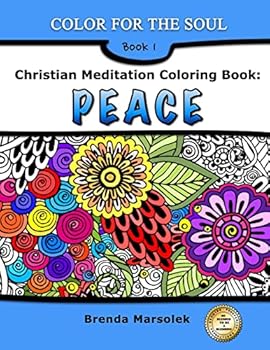 Paperback Christian Meditation Coloring Book: Peace Book