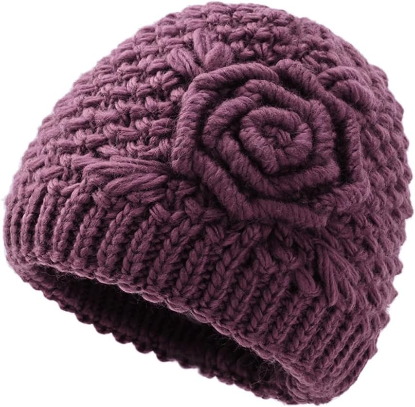 Winter Hat Women's Warm Knitted for Women Layers Protection Caps