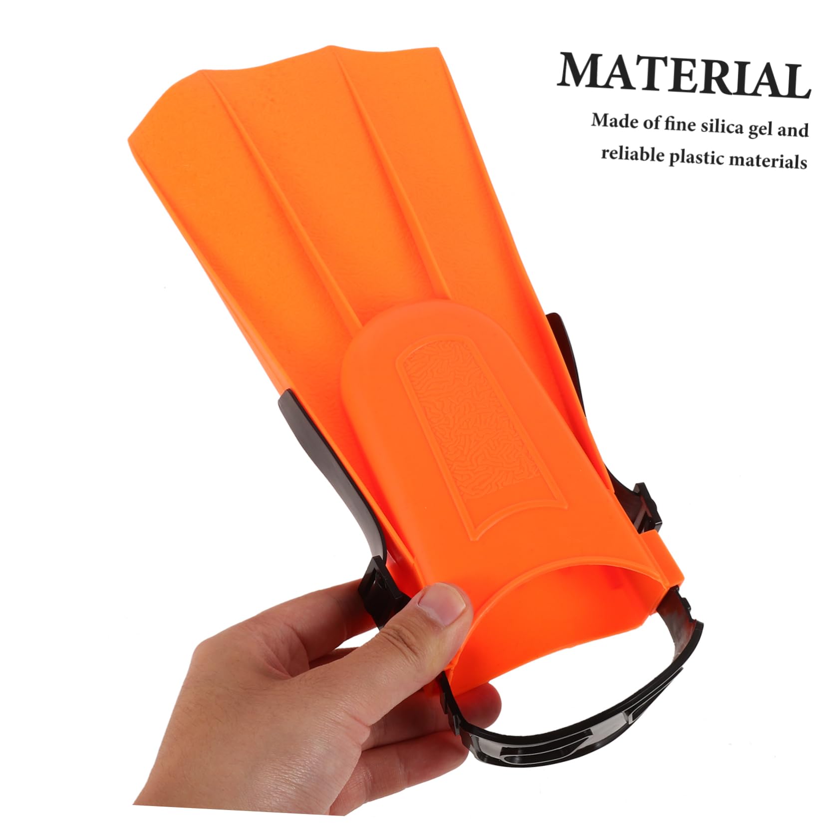 Set Snorkeling per Ragazzo Ragazza Pinne Arancia, Silicone e Plastica | Boccaglio Sub, Vacanze Estive, Uso in Free Diving e Snorkeling, Bocca Ergonomica e Tenuta Ermetica
