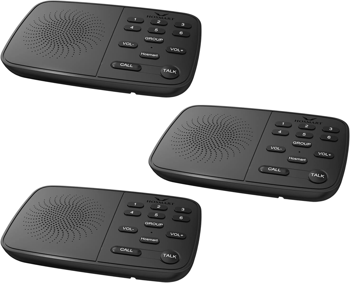 Amazon.com : Hosmart Wireless Intercoms for Home, 1/2 Mile Wireless ...