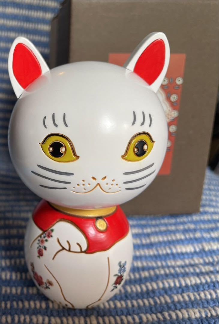 ナタリーレテ×卯三郎こけし 白猫こけし アフタヌーンティー 【公式通販】