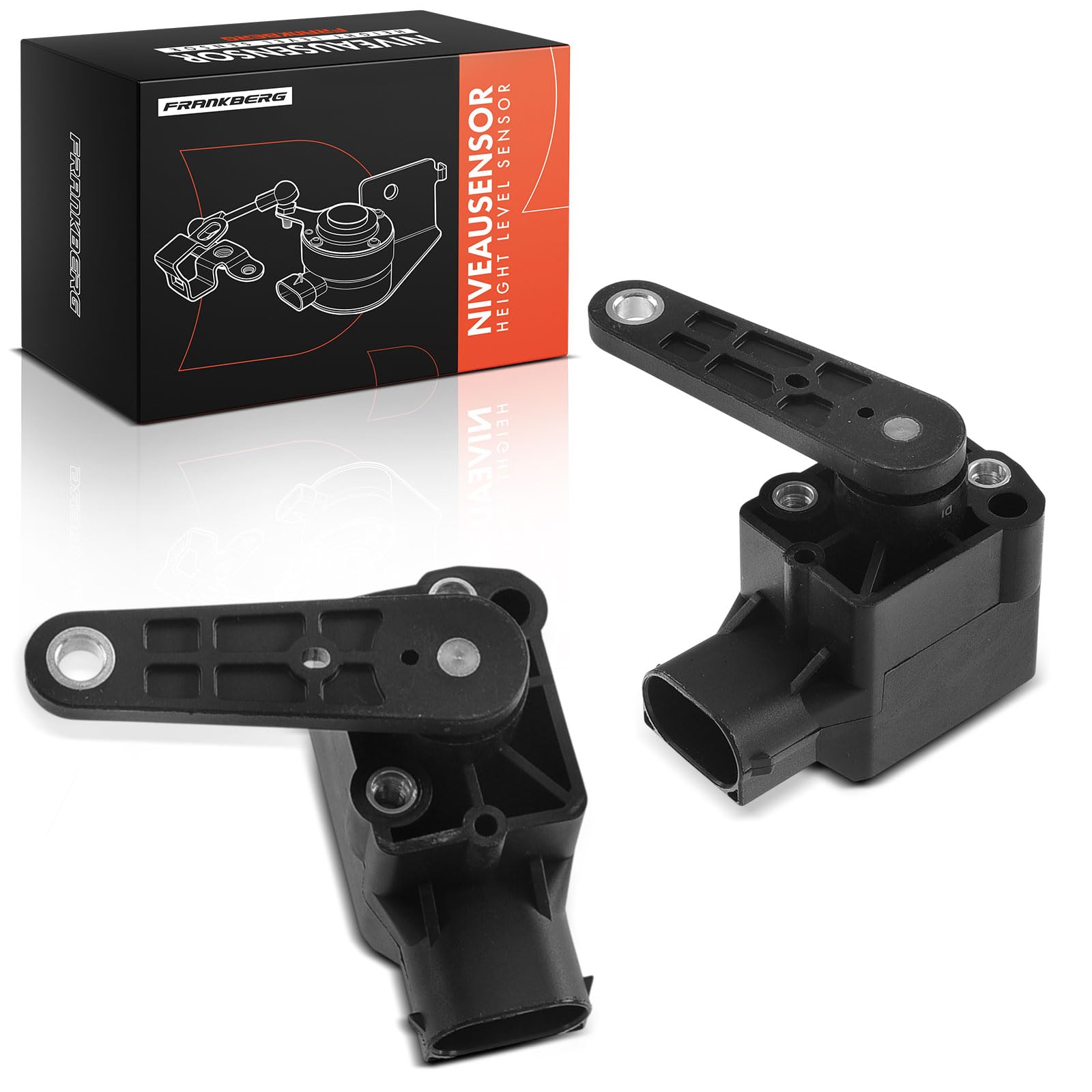 Frankberg 2 capteurs de hauteur pour suspension pneumatique, essieu | arrière Compatible avec: X5 E53
