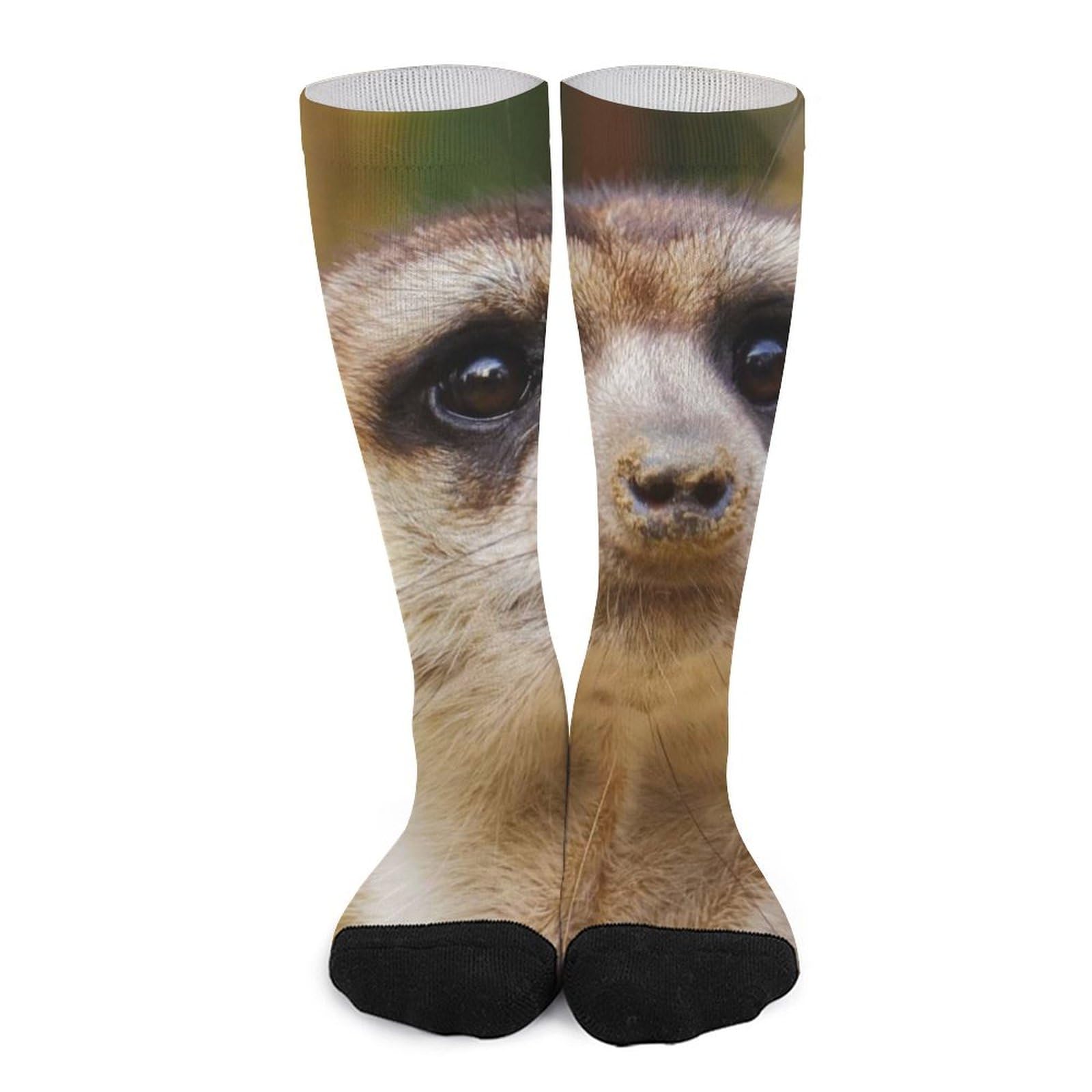 Womens Dress Socks Mongoose Crew Socks Mid Calf Socks Athletic Running Socks For Men