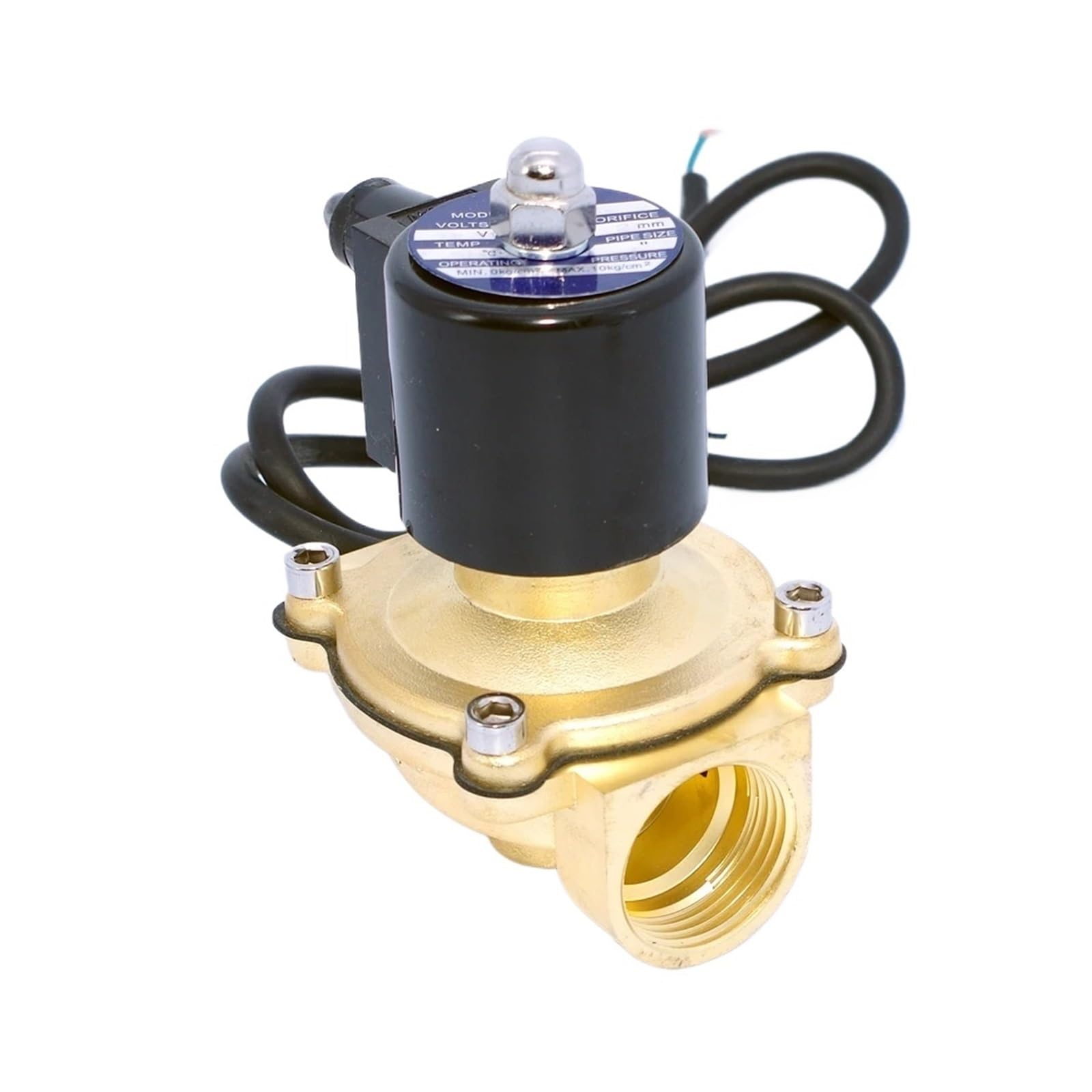 VSPPJYFG 1PCS closed stainless steel 1-1/4" DN32 normally closed 24VDC underwater solenoid valve(AC110V)