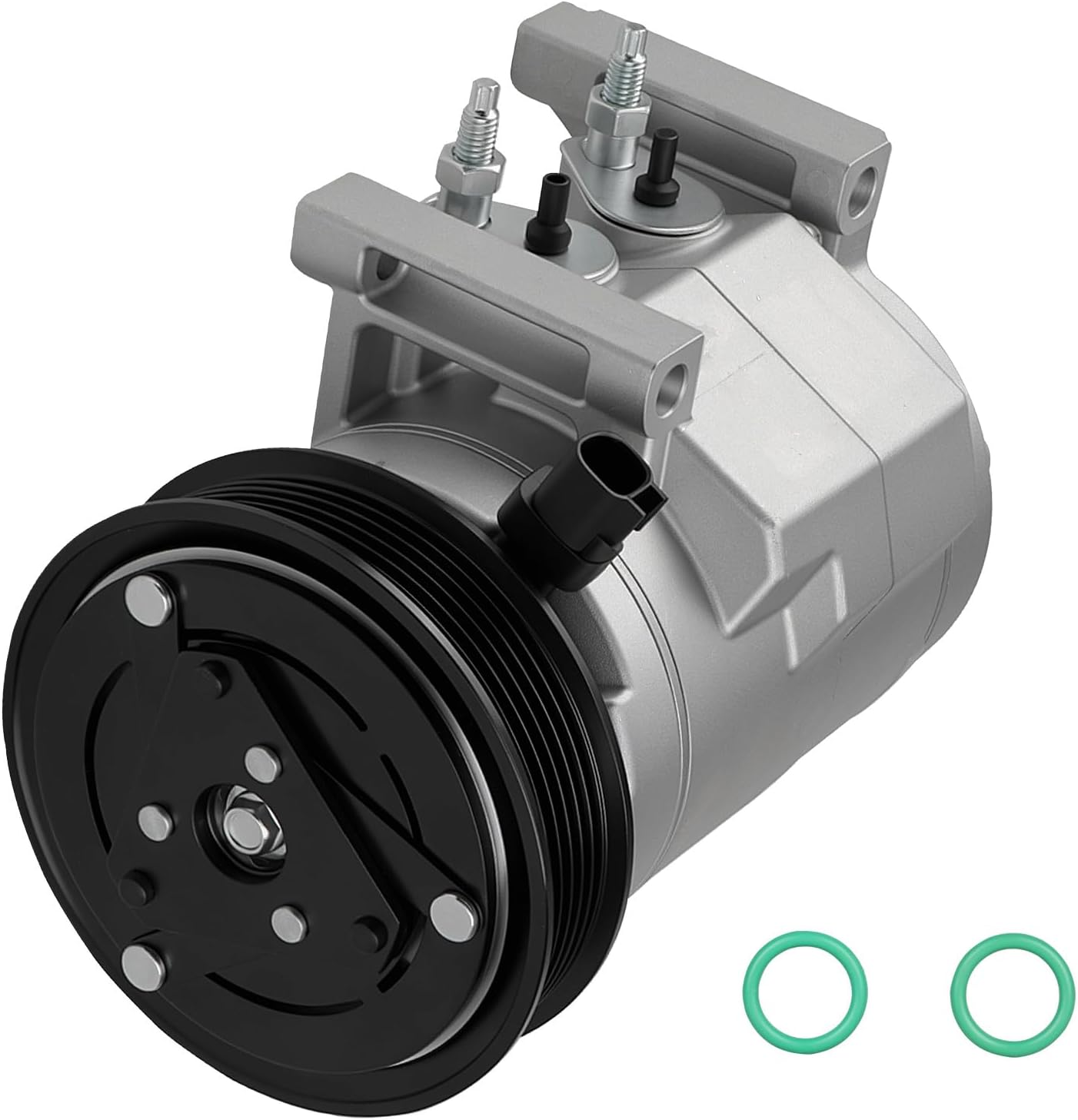 A/C Air Conditioner Compressor With Clutch Fit for Chrysler 300 & for Dodge Charger 11-13, Fit for Dodge Challenger 11-14, for Durango(Without Rear AC) & for Jeep Grand Cherokee 2011-2015, 3.6L Only