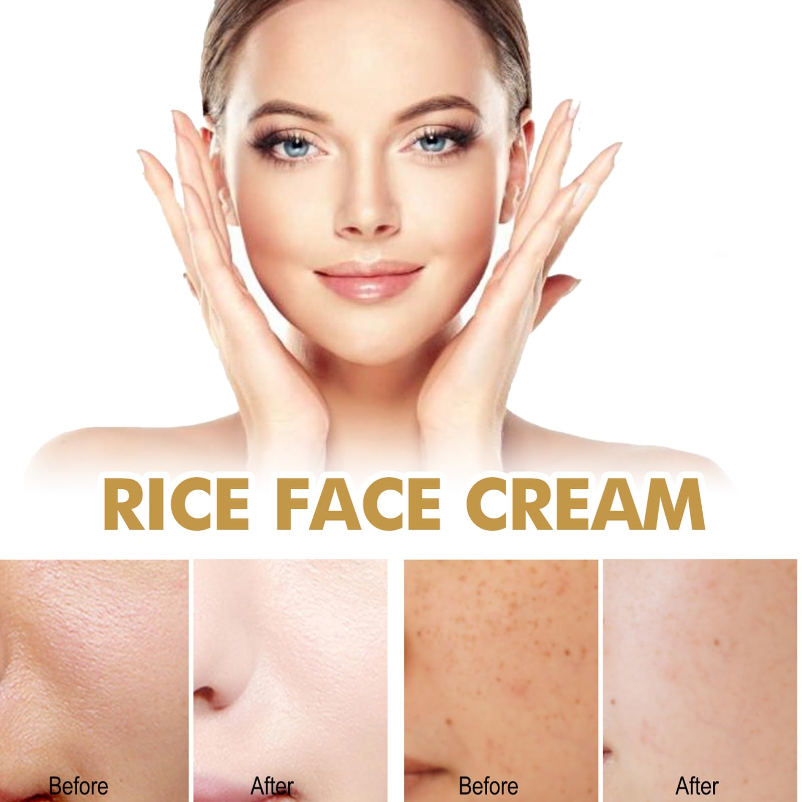 Reiscreme Reis Aufhellung Anti-Aging Gesichtscreme Mildert Falten