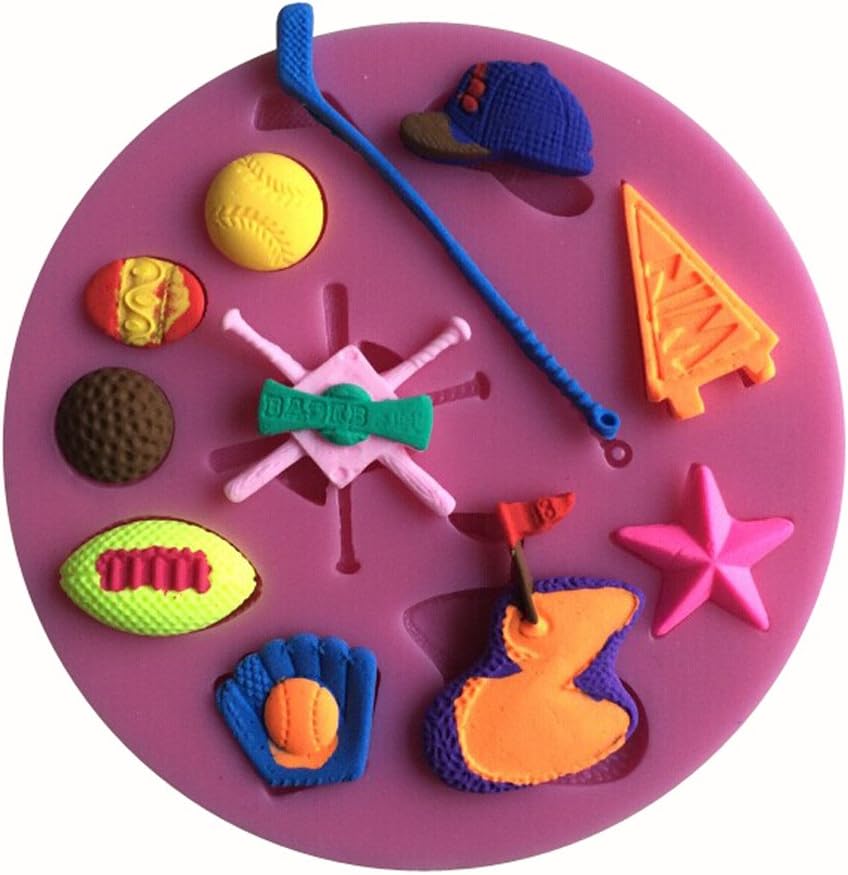 LYNCH All Sorts Of Balls Shaps Silicone Handmade Soap Silicone Mold Candle Mould,Pink