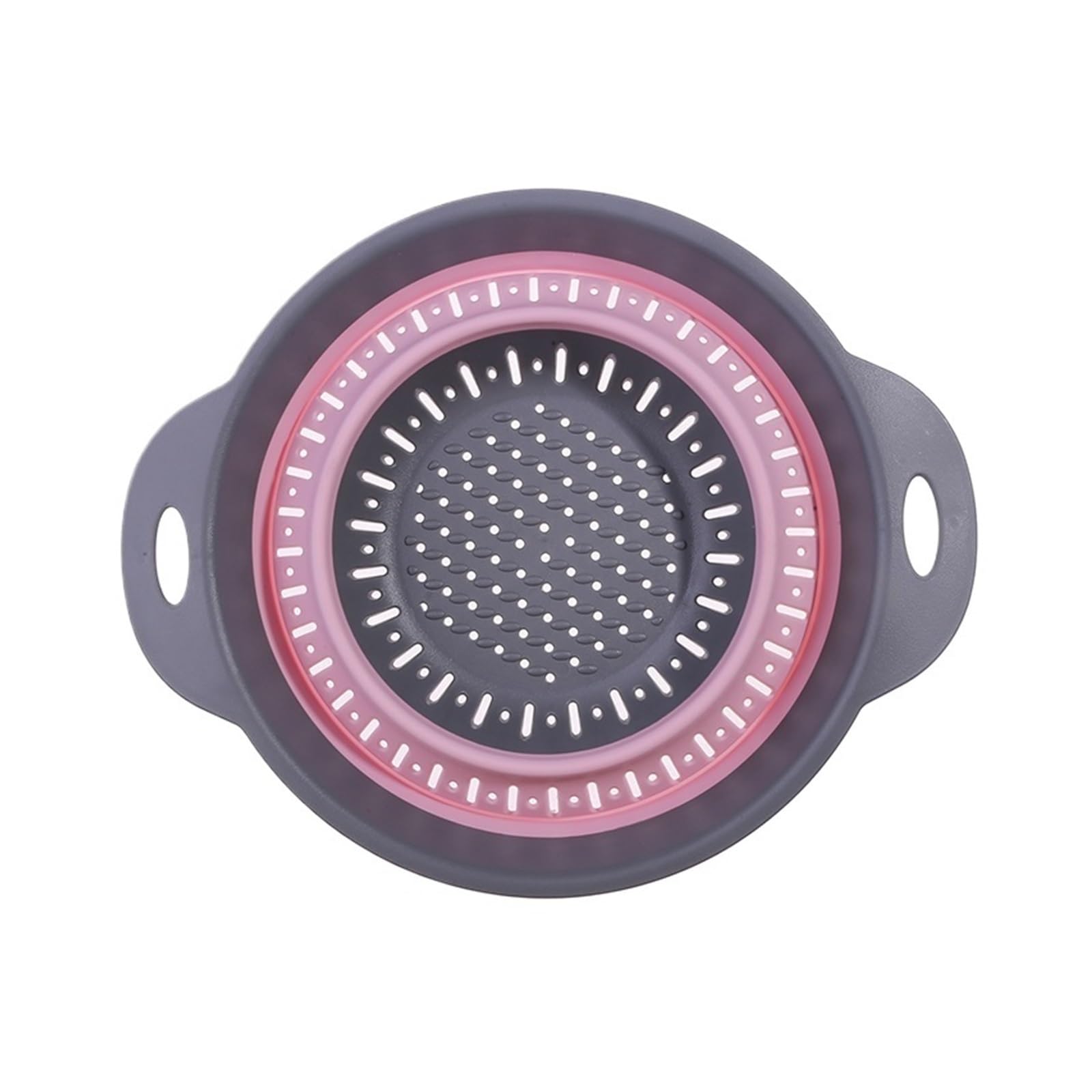 WZPTLKIBAD Silicone Foldable Colander Basket for Fruit Vegetable Draining