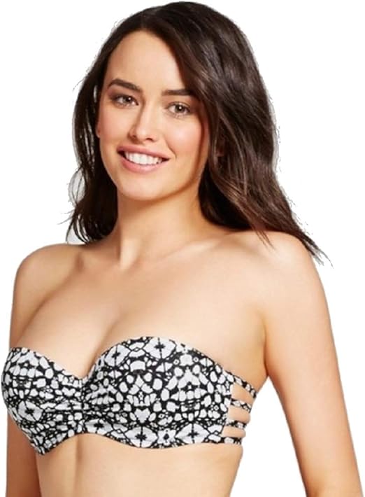 strapless bikini top with support