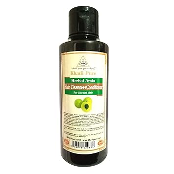Khadi Pure Gramodyog Herbal Amla Shampoo with Conditioner, 210ml