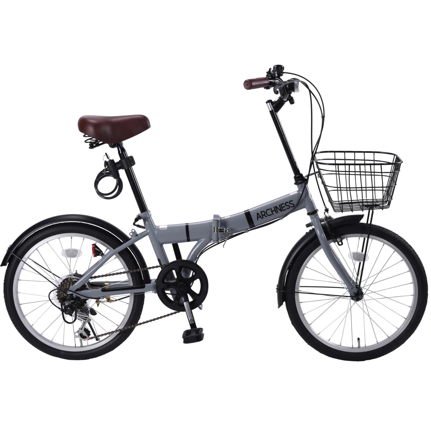 ARCHNESS 206-1B 折りたたみ自転車 20インチ 自転車 軽量 シマ…
