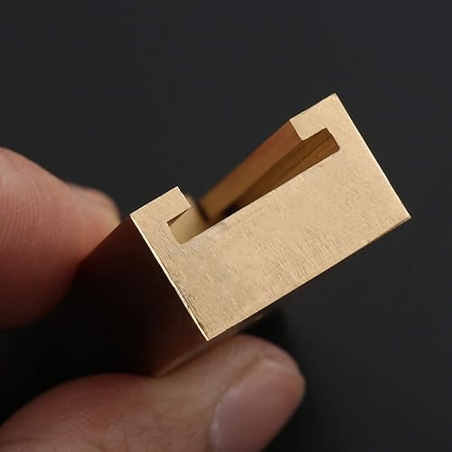 Miniatura 5 de Juego de 26 moldes de sellos romanos de latón con ranura en T de 2.0 in, incluye orificios para tornillos de 0.315 in de diámetro y varillas para un