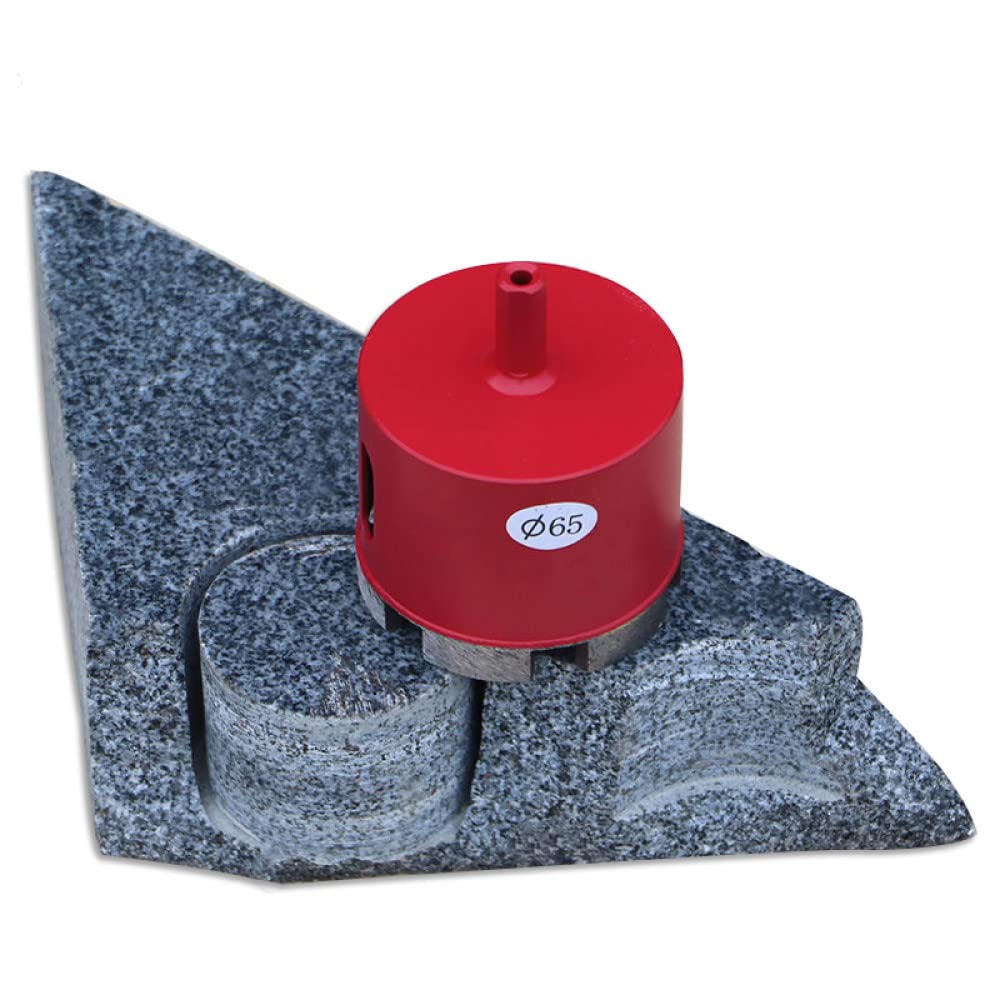 1 pieza 6-95mm 8mm 28mm abridor de mármol broca con núcleo de diamante broca de sierra para mármol, granito, baldosas de ladrillo, cerámica , perforación de hormigón, 65mm