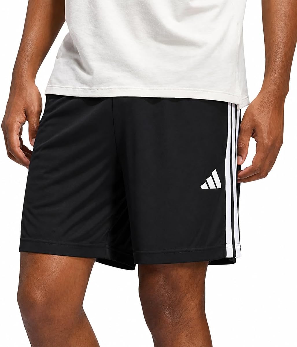 Pantalón corto de entrenamiento de 3 bandas para hombre