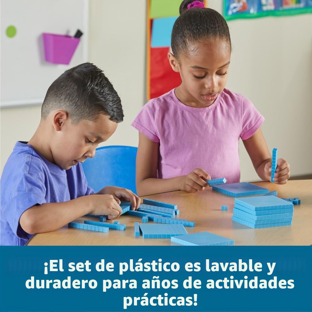 Learning Resources Set de Base Diez con Ranuras para Principiantes