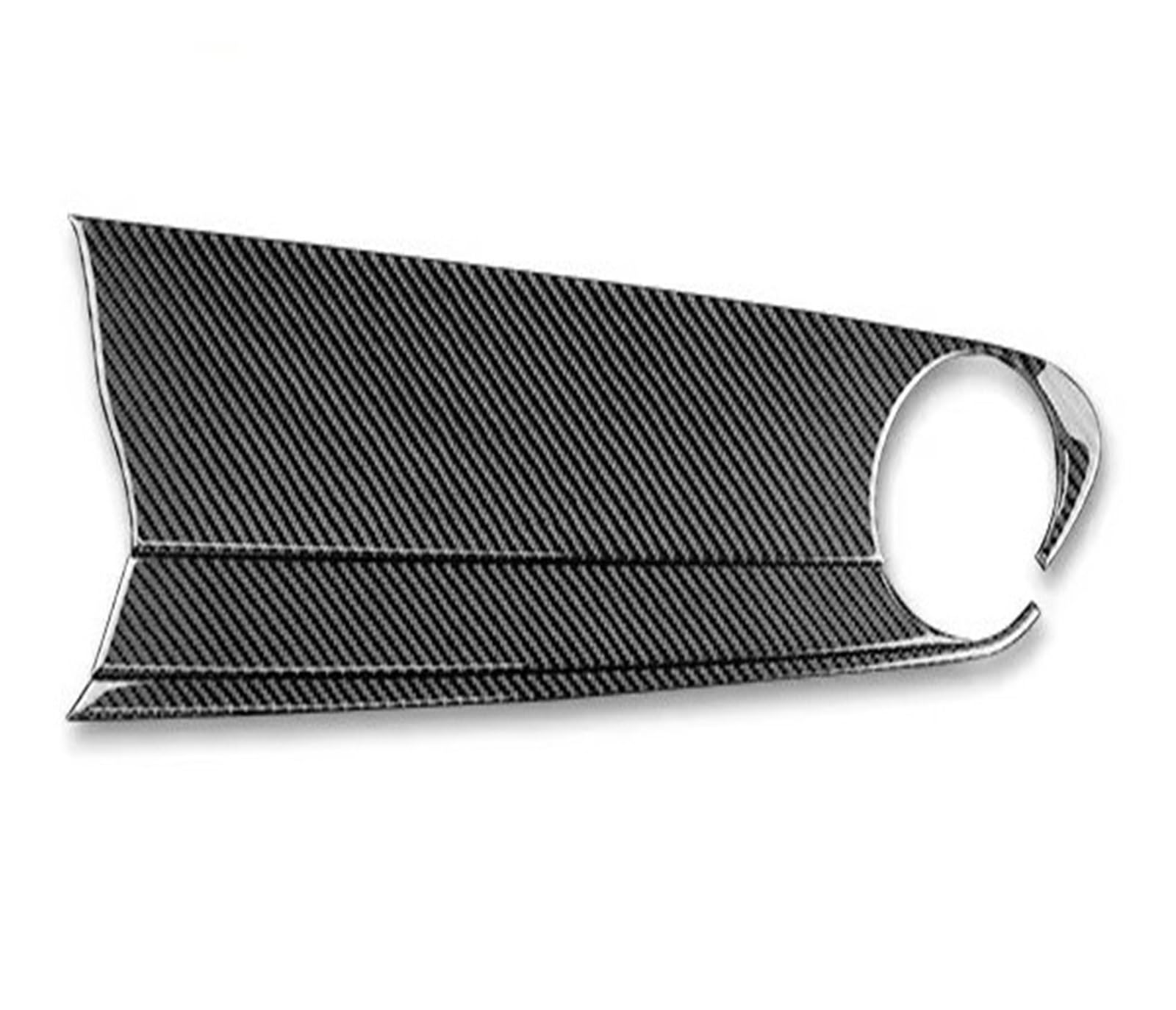 Interior Trim for Chevrolet for Camaro 2016-2018 2019 2020 2021 2022 2023 Interior Co-Pilot Center Console Real Soft Carbon Fiber Sticker Cover Trim Sticker(Black Carbon Fiber)