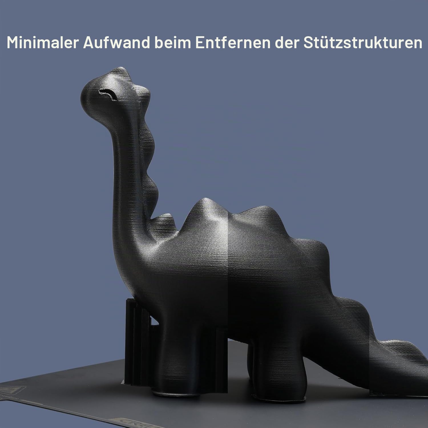 Creality PLA-CF Filament 1,75 mm, Hyper Carbon Fiber Filled PLA für 3D Drucker, Hochgeschwindigkeits und Hochtemperaturbeständiges, hohe Geschwindigkeit, 2kg Schwarz