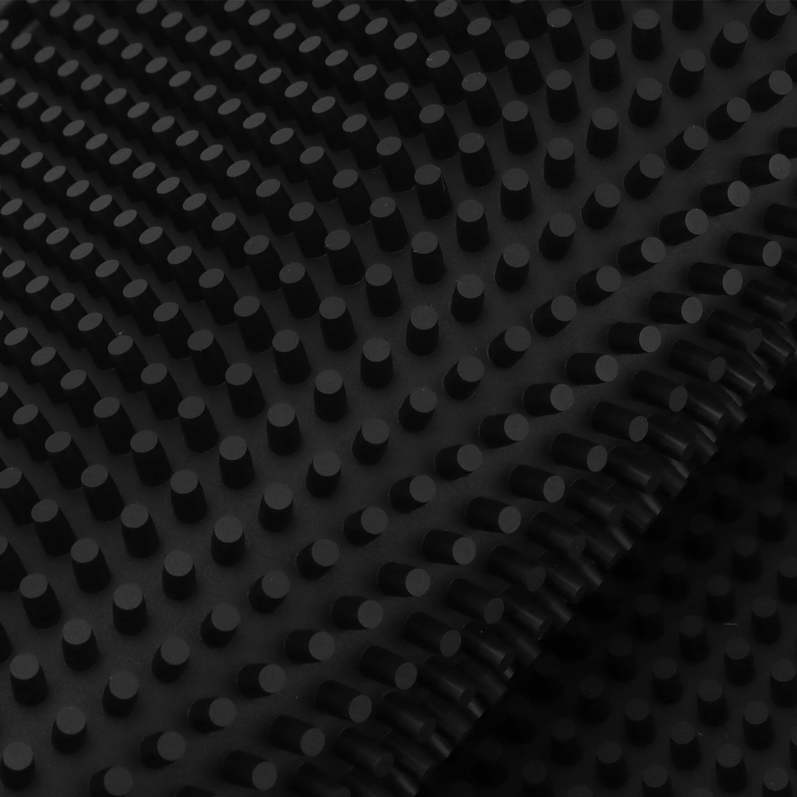 Tappetino Scolapiatti In Silicone Nero 45x30 Cm – Spessore 1 Cm, Antiscivolo, Con Canali Drenanti, Per Bar, Cucina E Ristoranti, Facile Da Pulire