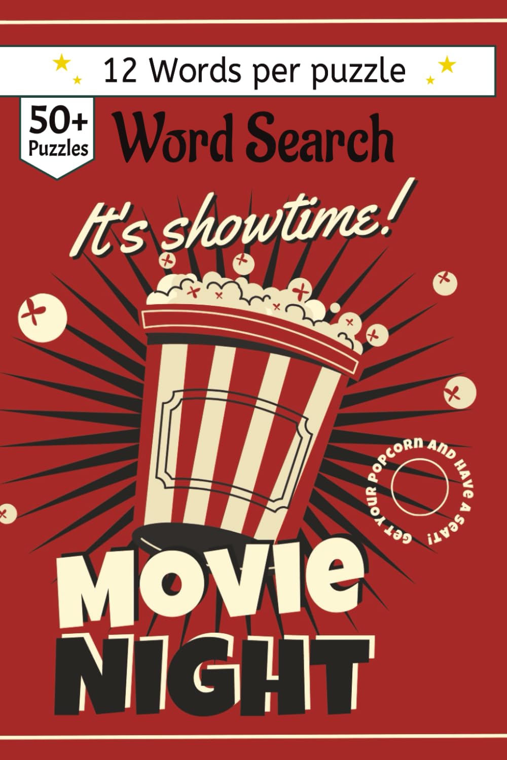 Movie Word Search: 50+ Movie-Themed Word Searches | Compact 6x9 Size