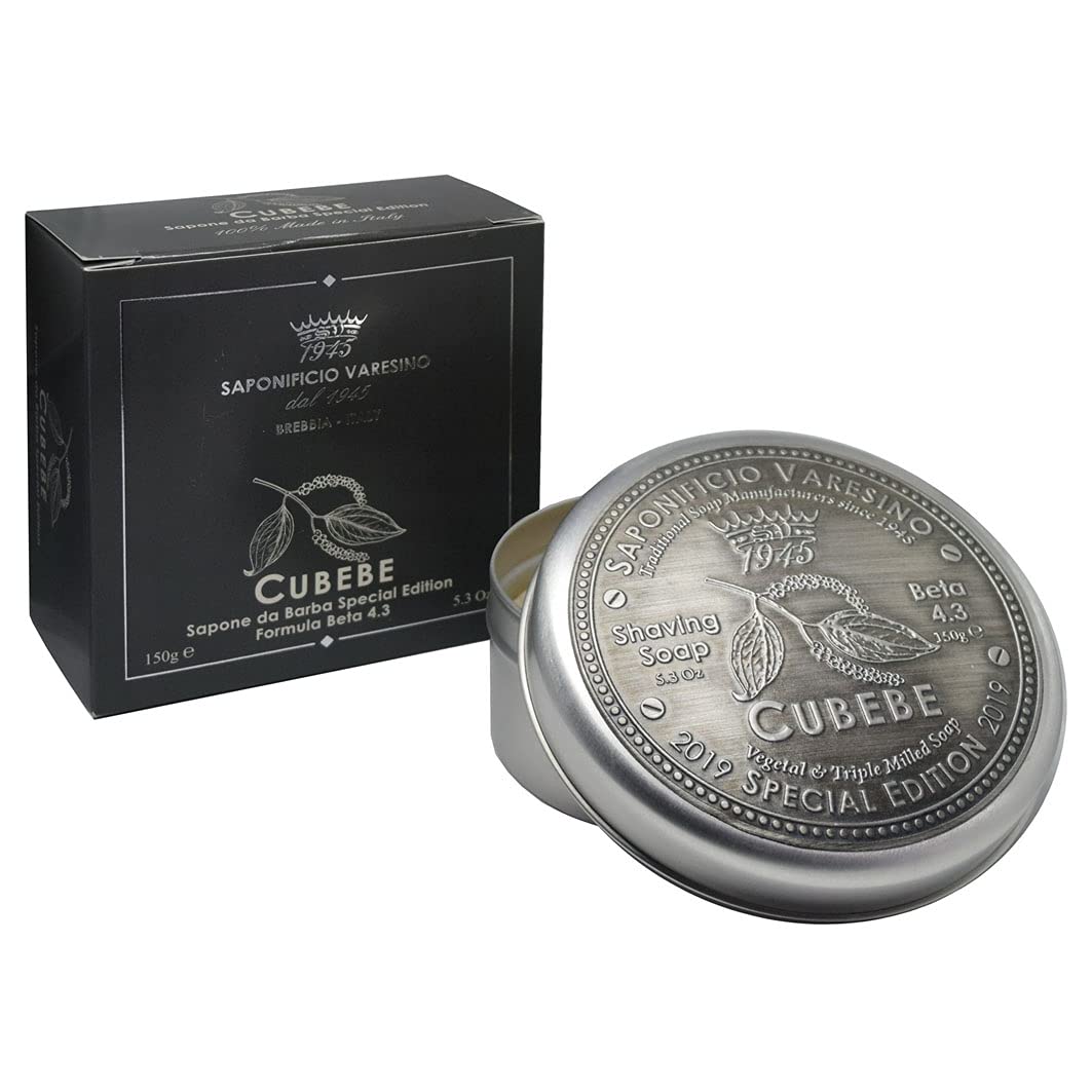 SAPONE DA BARBA CUBEBE SAPONIFICIO VARESINO 150 G