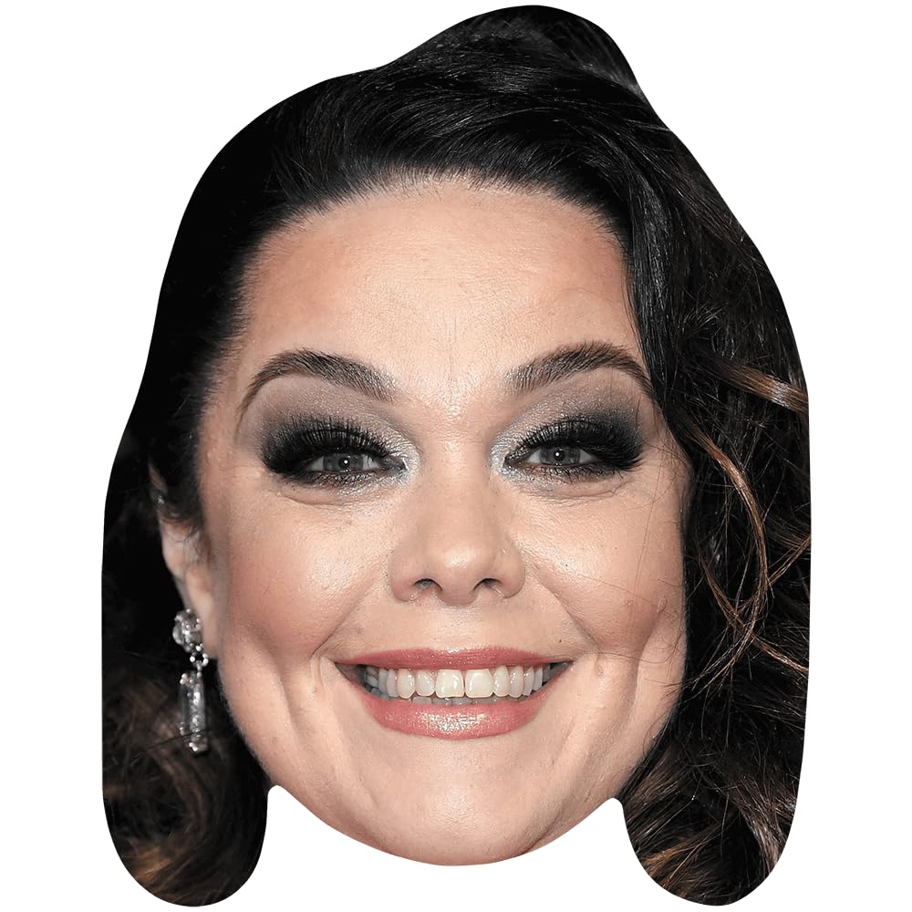 Lisa Riley (Smile) Celebrity Mask, Flat Card Face, Fancy Dress Mask