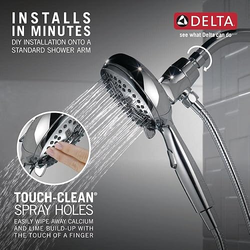 Miniatura 20 de Delta Faucet 54810-CZ-PK SureDock - Ducha magnética de mano, bronce champán, 7 ajustes de pulverización Champagne bronce,Cromado,Mate