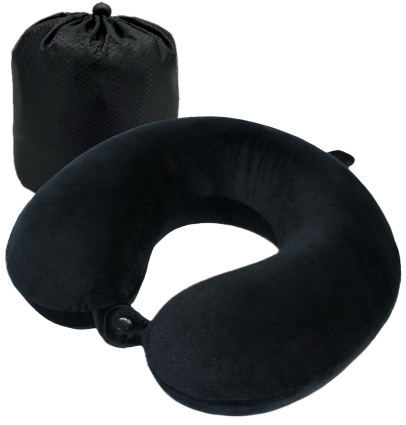 Coussin de voyage ergonomique en mousse à mémoire de forme lavable pour un confort cervical