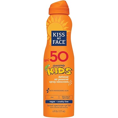 kiss my face organics mineral continuous spray sunscreen