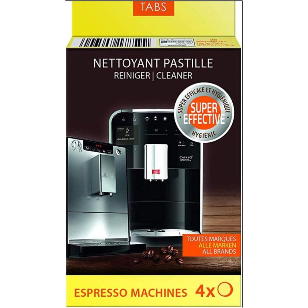 Reinigungsset mit 2 x Reinigungstabletten Perfect Clean für Melitta Espresso- und Kaffeevollautomaten.