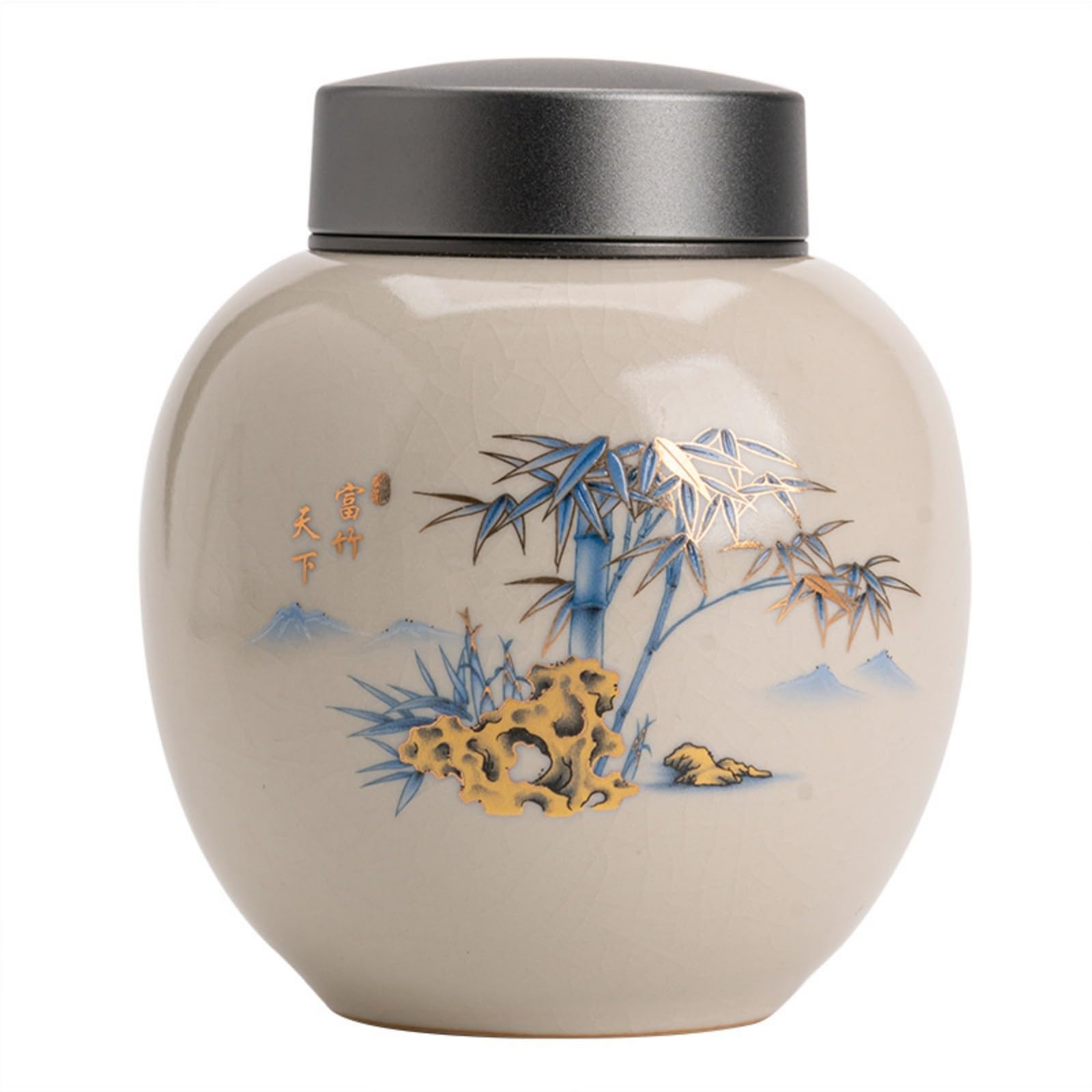 FZYOZZDPASL Ceramic Tea Canister Simple Exquisite and Convenient Ceramic Tea Can for Coffee, Spices