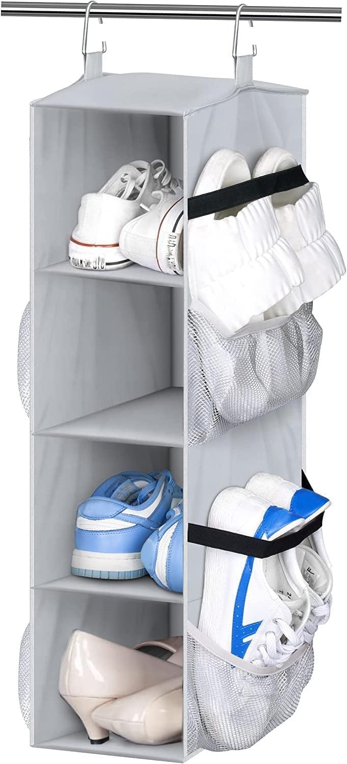 2 Organizadores De Zapatos Colgantes Con 6 Bolsillos - Para Puertas, Armarios, Caravanas, Ahorro De Espacio
