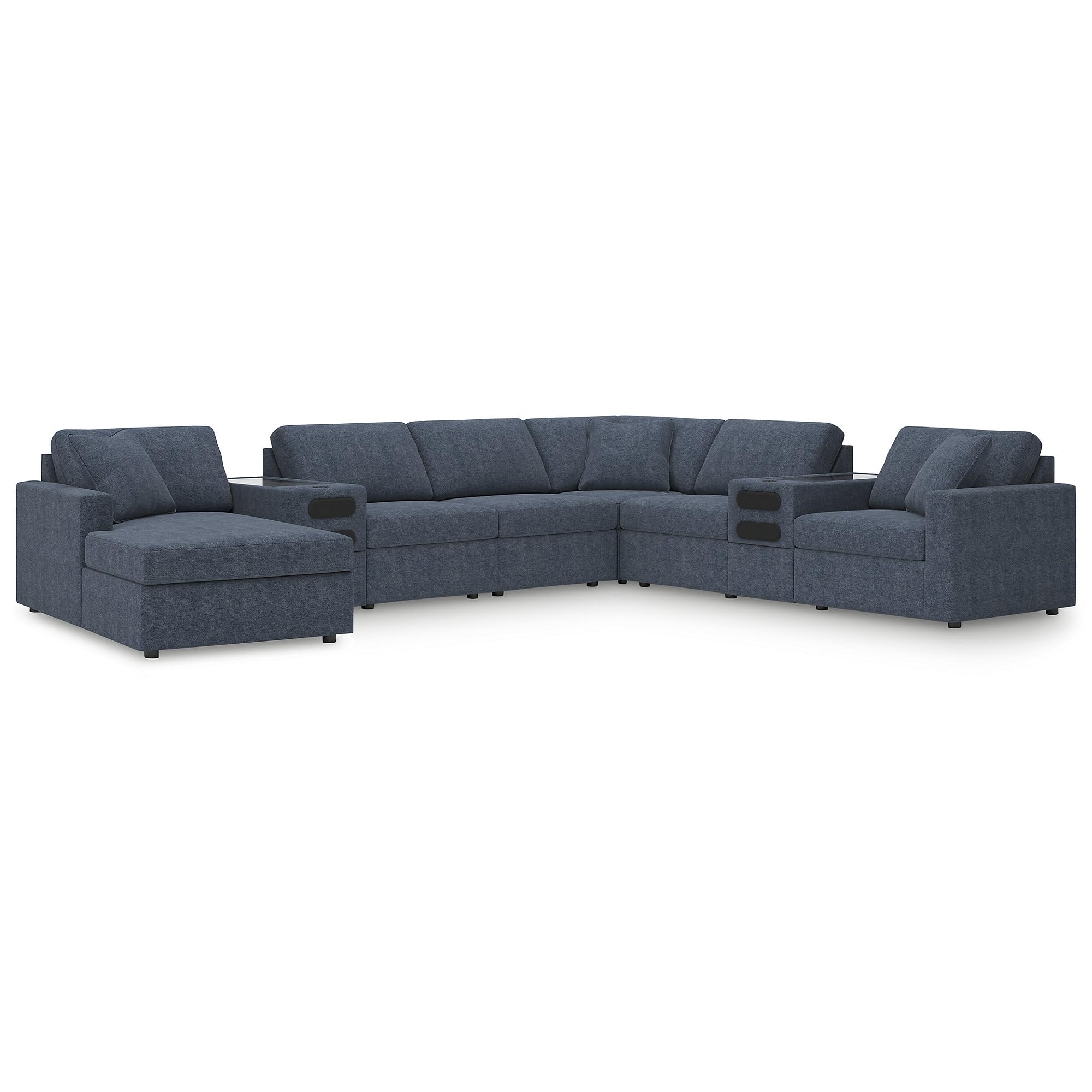 Signature Design by Ashley 8-Piece Modular U-Shaped Sectional, Ink