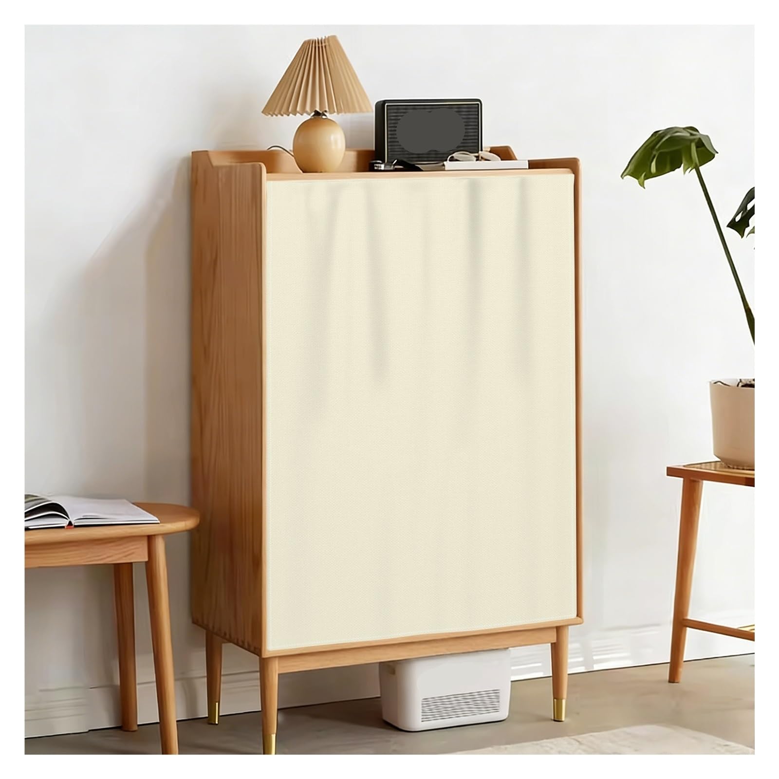 Rideau placard et armoire à chaussures Color1 Hook Loop W70xH100cm