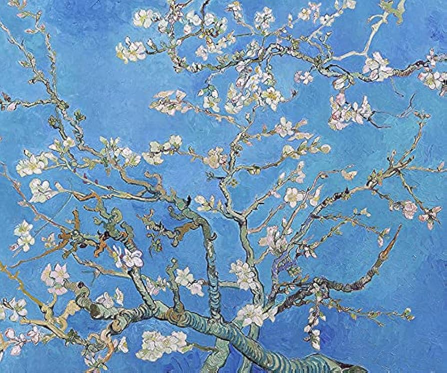 花咲くアーモンドの木の枝 ゴッホ
