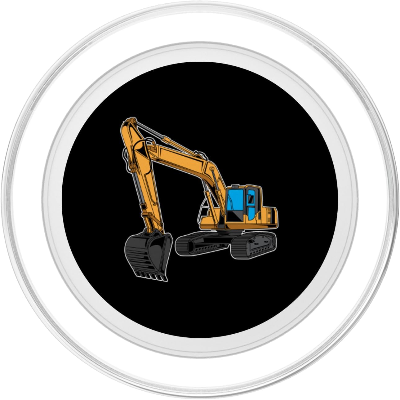 Excavator | Toddler Boy Kids PopSockets Grip and Stand for Phones and Tablets PopSockets MagSafe PopGrip for iPhone