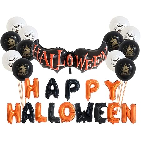 Amazon Tumao ハロウィン 飾り 巨大 風船 コウモリ バルーン 装飾 ハロウィン 飾りつけ お化け屋敷 コウモリ 型 アルミ風船 かわいい バルーン パーテイー ハロウィン 飾り付けセット コウモリ 風船 バルーン おもちゃ