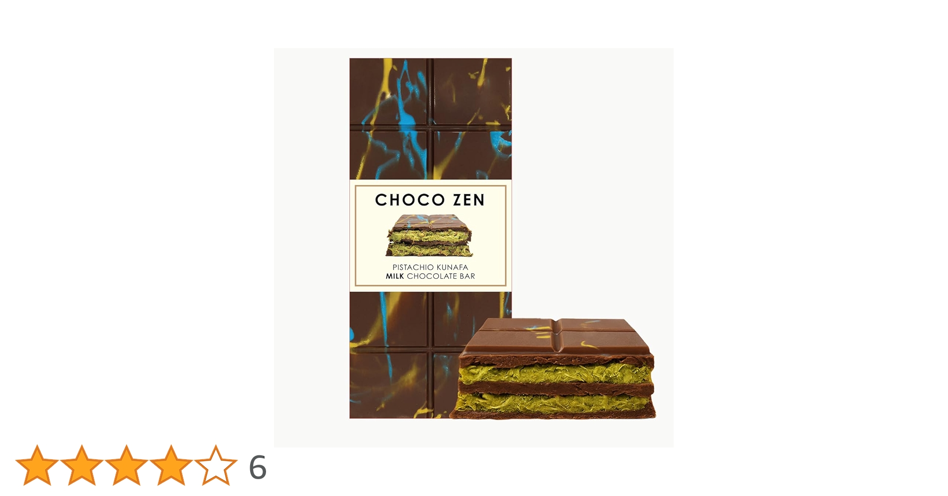 Choco Zen Dubai Chocolate Pistachio Kunafa Bar– Luxury