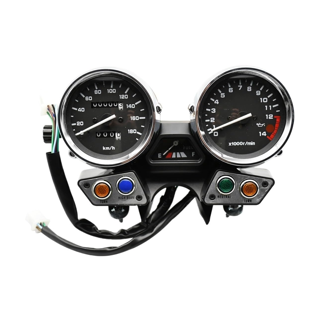 Speedometer Odometer Meter Motorcycle Instrument Assembly Gauges Meter Cluster Speedometer Odometer Tachometer for XJR 400 XJR400 (4HM) 1995-1997