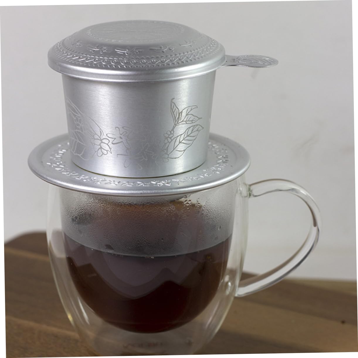 ABOOFAN Kaffeefilterpresse 5 Sets Tragbarer Kaffeefilter Offee Drip Vietnamesische Kaffeemaschine Kaffeezubehör Vietnamesischer Kaffeefilter Kaffeeliebhaber Tropfkaffeefilter Kaffeezubehör Für