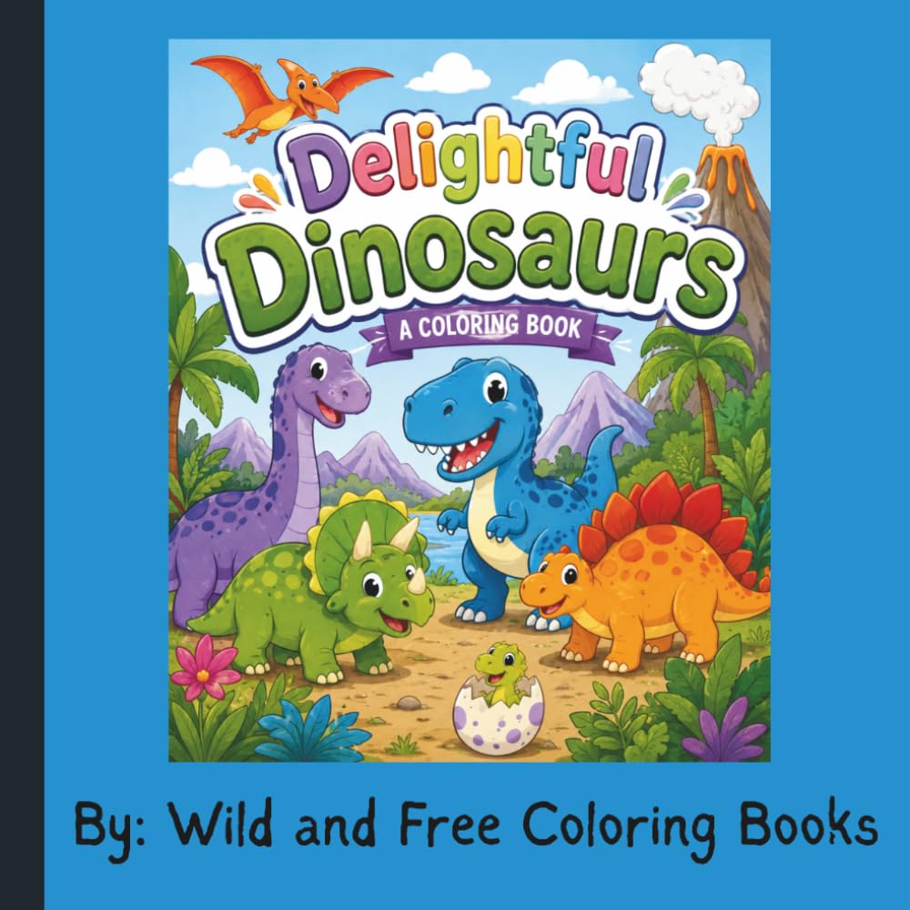 Delightful Dinosaurs: Friendly and Playful