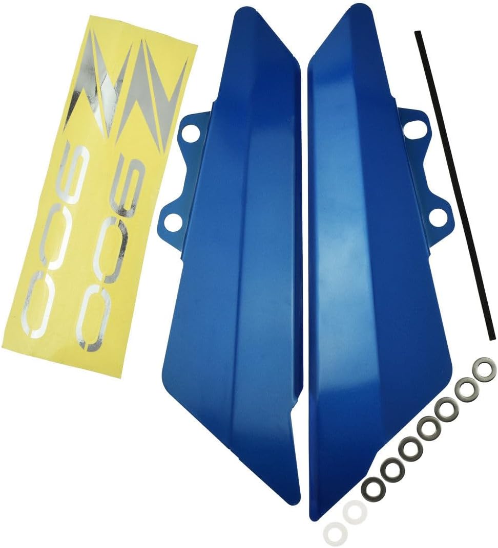 XKMT-Left Right Side Fairing Side Panel Cover Plate Compatible With Z900 2017 Aluminum Blue [B07B4S5KFT]