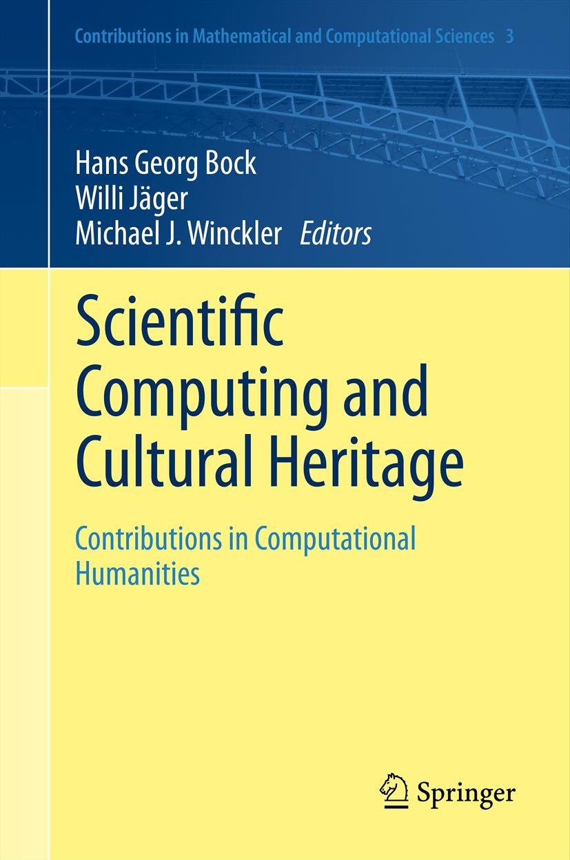 Humanités numériques et patrimoine culturel livre 3 en anglais