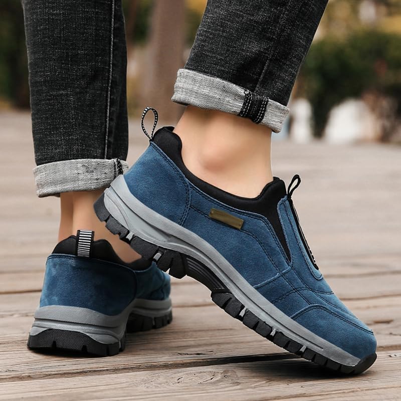 Men's Comfortable Waterproof Breathable Orthopedic Walking Shoes,Outdoor Lightweight Non Slip Hiking Loafers,Hiking Shoes2