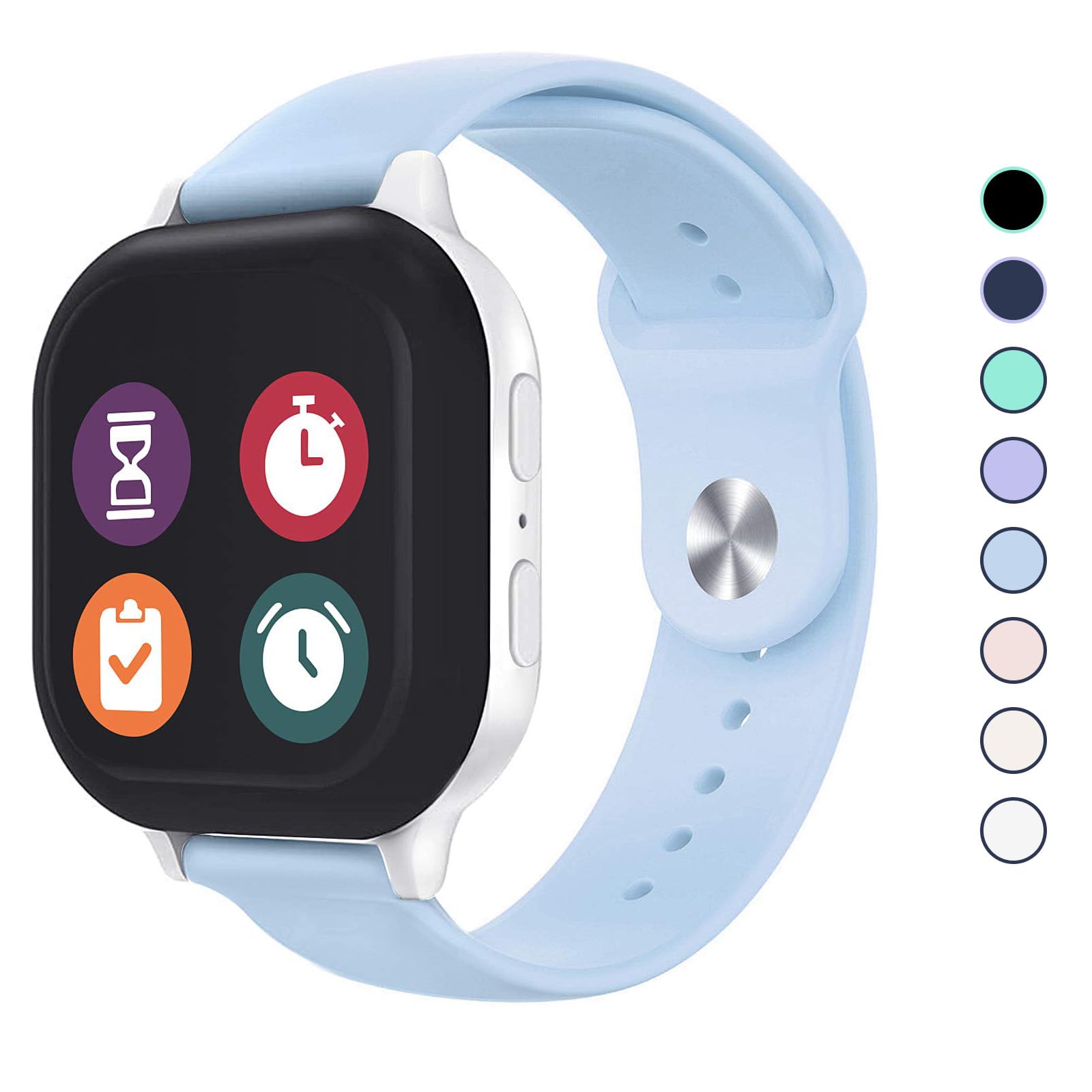 NewJourney 20mm Soft Silicone Band for Gizmo Watch 3/2/1 &amp; Gabb Watch
