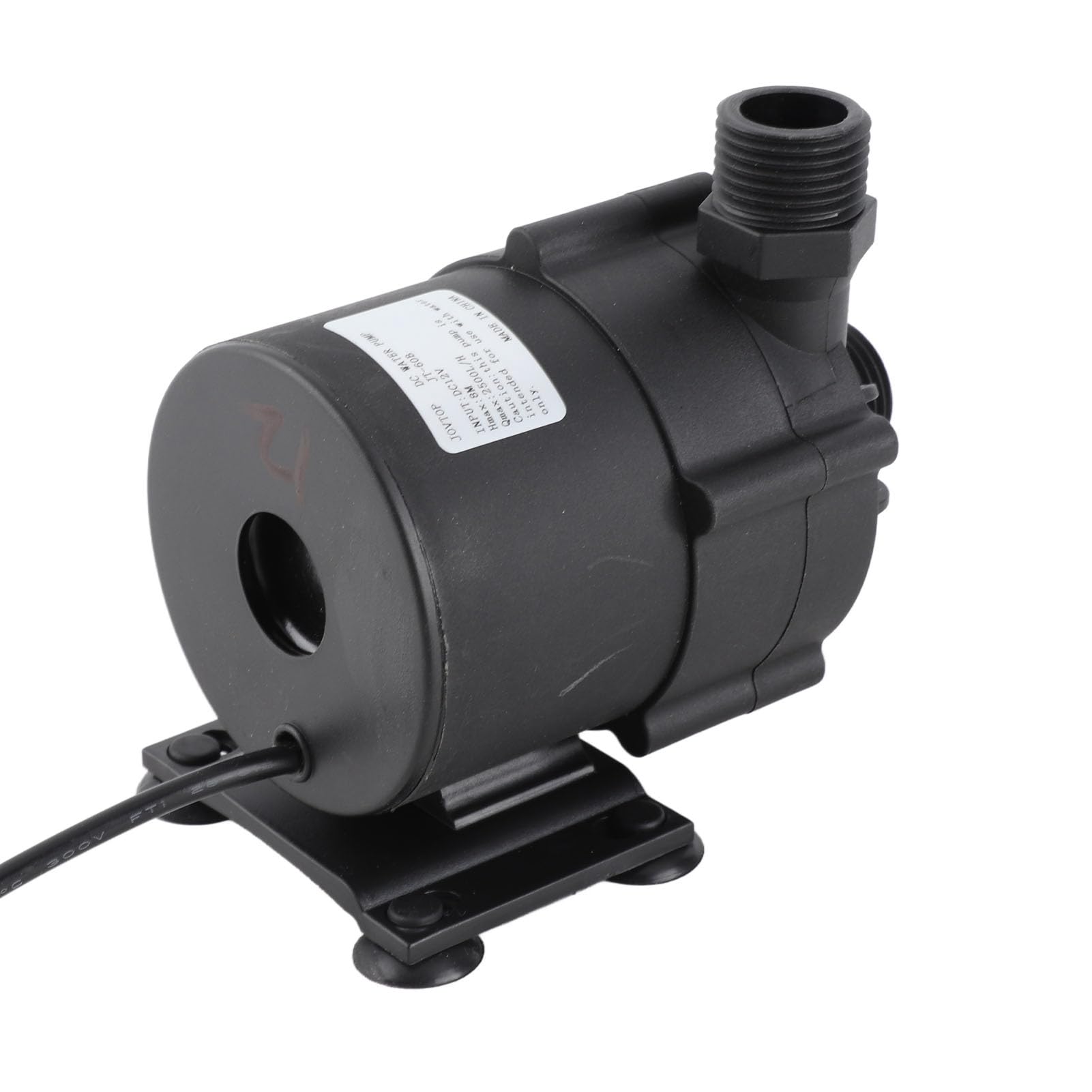 Marhynchus Bezszczotkowa Pompa Wodna DC, Plastikowa Pompa Zanurzeniowa DC 12V 45W 2500m3h Głowica 26,2ft IP68 do Akwarium Pojazd Elektryczny Sprzęt do Uzdatniania Wody Chłodzącej