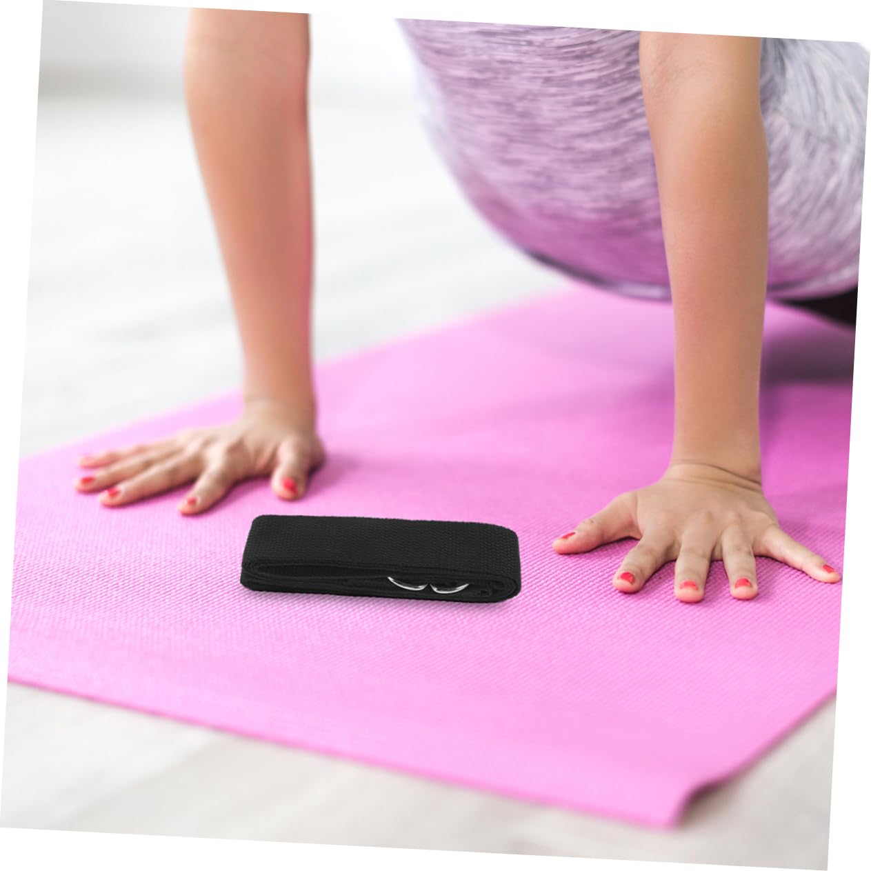 WOONEKY 10stücke Verstellbare Yoga-gurte Strapazierfähige Nicht Elastische Übungsbänder Für Effektives Stretching Und Pilates Zubehör Für Yoga-enthusiasten